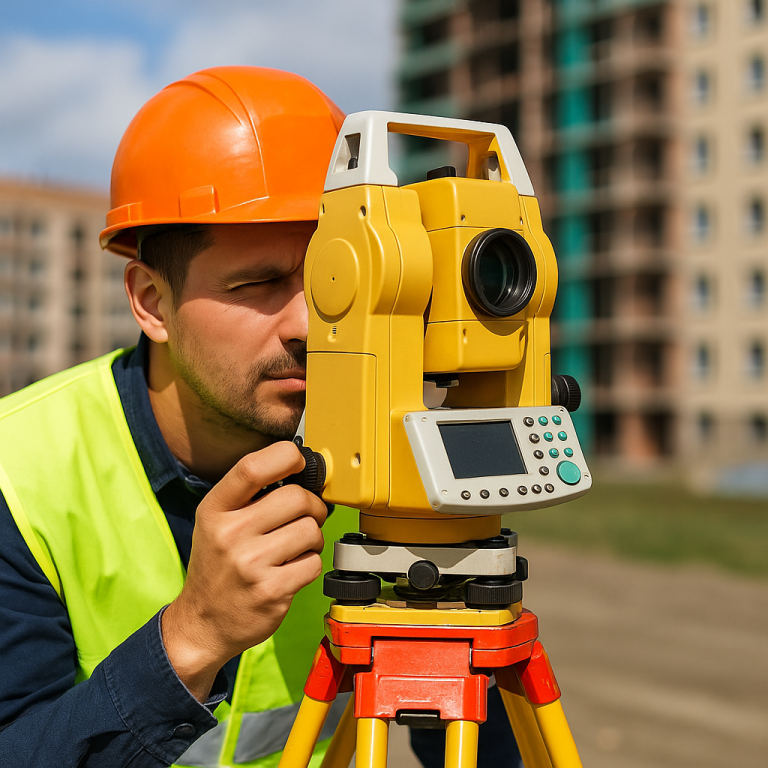 Geodeta podczas budowy – {kiedy jego pomoc jest niezbędna
